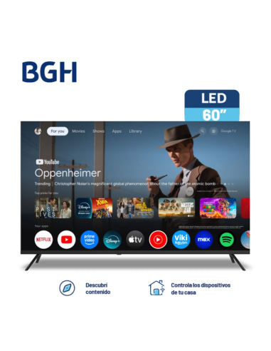 SMART TV BGH 60" B6026US6G 4K GOOGLE TV