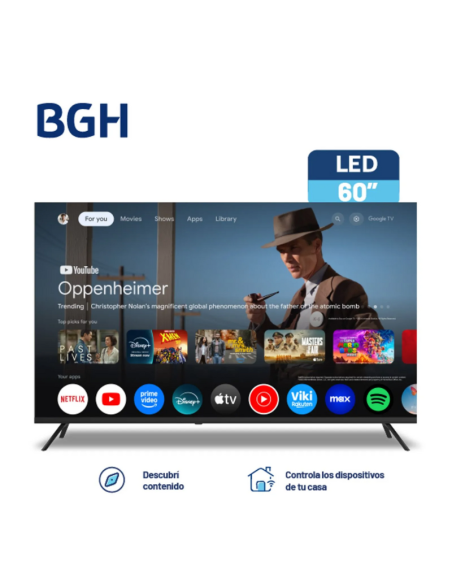 SMART TV BGH 60" B6026US6G 4K GOOGLE TV