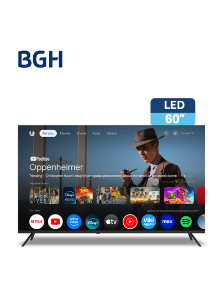 SMART TV BGH 60" B6026US6G 4K GOOGLE TV