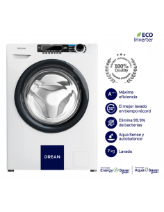 LAVARROPAS AUTOMÁTICO DREAN LCFDR0710SB ECOINVERTER 7KG