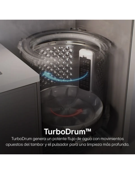 LAVARROPAS AUTOMÁTICO LG INVERTER WT11WVTB  BLANCO 10.5KG