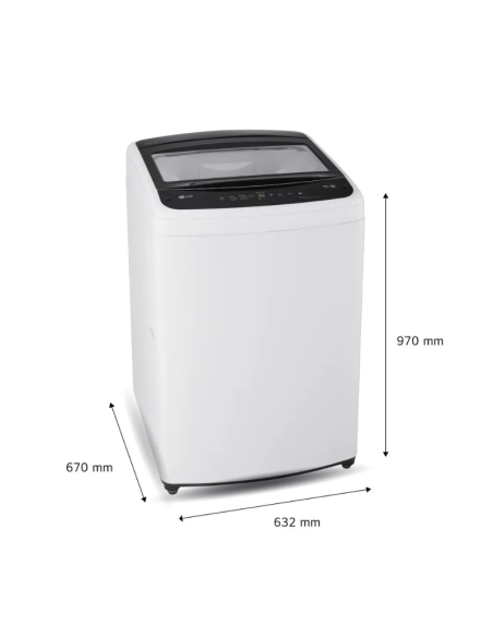 LAVARROPAS AUTOMÁTICO LG INVERTER WT11WVTB  BLANCO 10.5KG