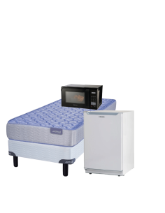 COMBO: HELADERA BRIKET 125LT + HORNO MICROONDAS SMARTLIFE...