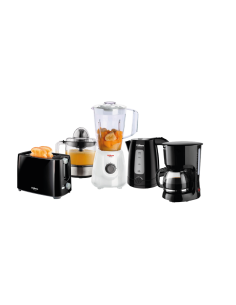 COMBO: LICUADORA LILIANA WHITELIC + TOSTADORA + CAFETERA...