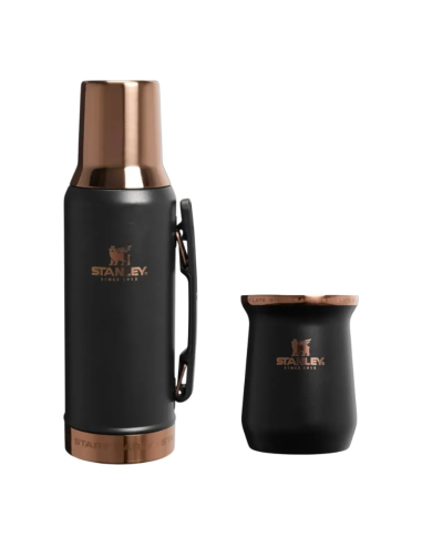 TERMO + MATE STANLEY SYSTEM MESSI 1.2 L NEGRO