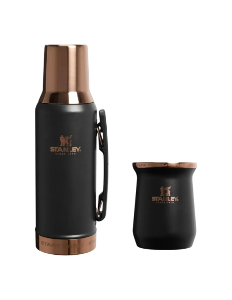 TERMO + MATE STANLEY SYSTEM MESSI 1.2 L NEGRO