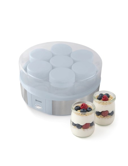 YOGURTERA SUONO HOG0251CEL CON 7 VASOS DE VIDRIO