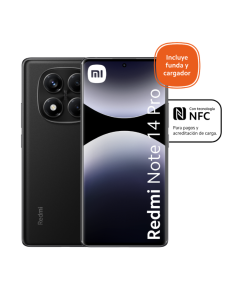 CELULAR XIAOMI REDMI NOTE PRO 14 5G 8/256GB NEGRO