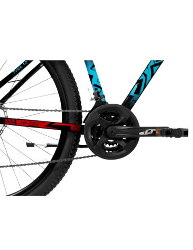 BICI SLP 10 PRO 2025 R29 NEGRA CON ROJO