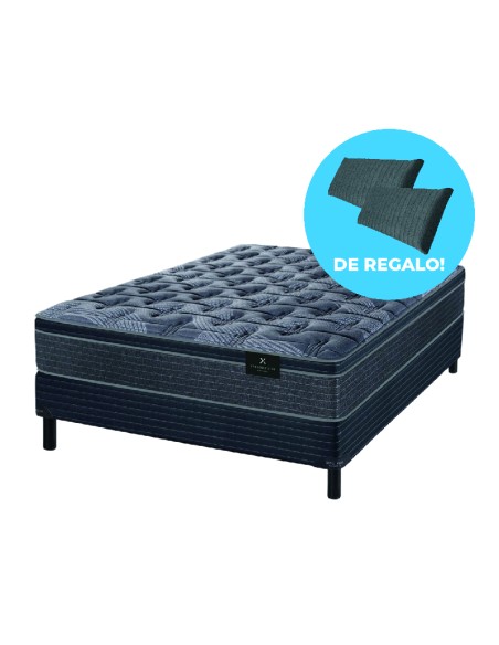 COLCHÓN + SOMMIER KING KOIL XL ADVANCED RESORTES 140X190