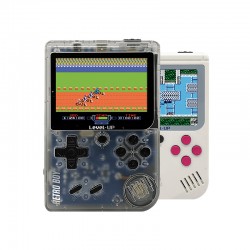 CONSOLA LEVEL UP RETROBOY 168J TRANSPARENTE