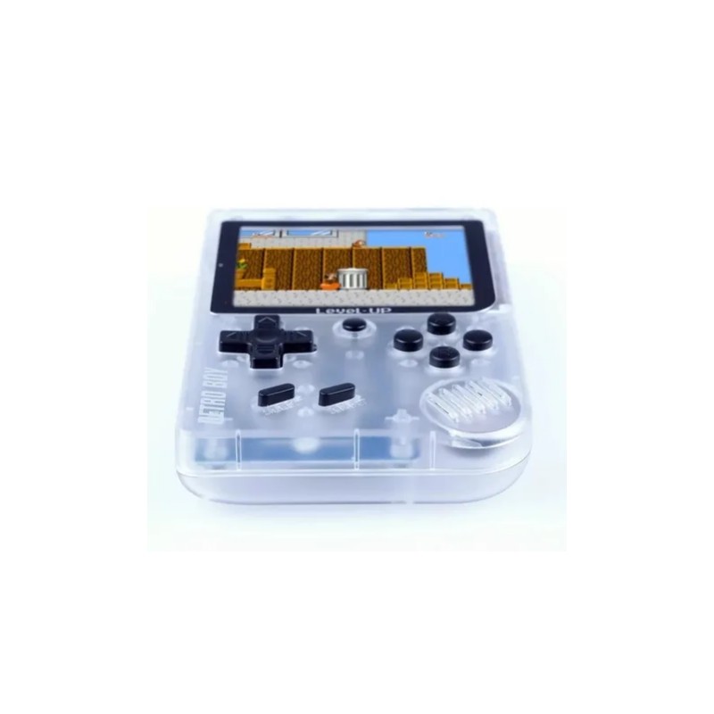 CONSOLA LEVEL UP RETROBOY 168J TRANSPARENTE