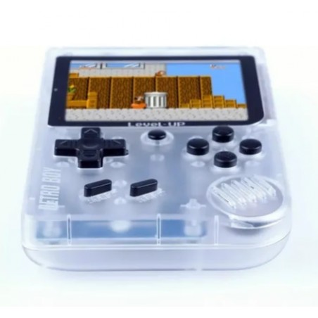 CONSOLA LEVEL UP RETROBOY 168J TRANSPARENTE
