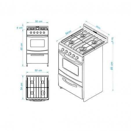 COCINA ESCORIAL CANDOR S2