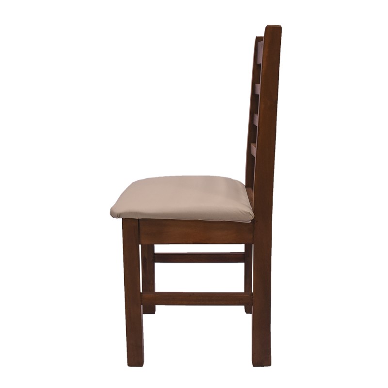 SILLA ELEGANCE TAPIZADA CEDRO