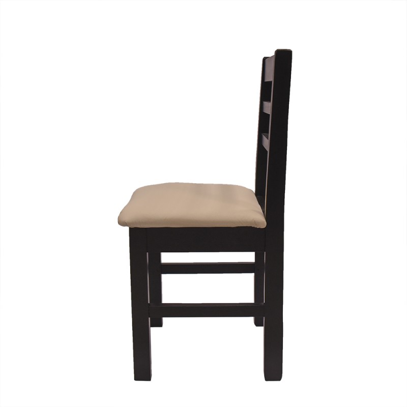 SILLA DE MADERA SOL TAPIZADA