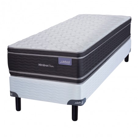 COLCHÓN + SOMMIER INDUCOL NIMBUS FIRM ESPUMA 80X190X26
