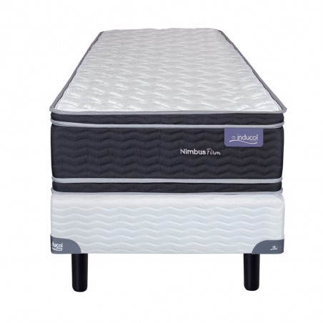 COLCHÓN + SOMMIER INDUCOL NIMBUS FIRM ESPUMA 80X190X26