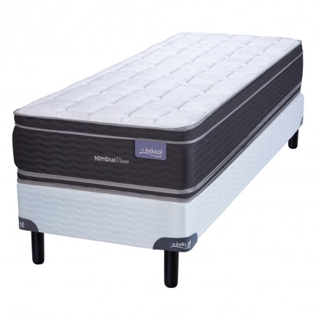 COLCHÓN + SOMMIER INDUCOL NIMBUS VISCO 100x190x27