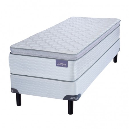 COLCHÓN + SOMMIER INDUCOL DATA PT RESORTES 80X190