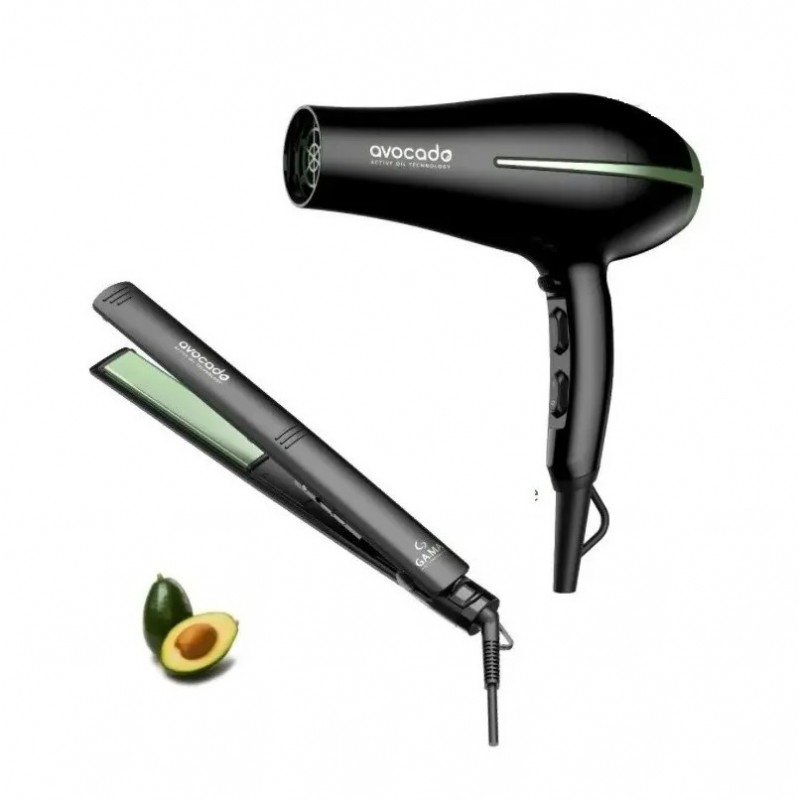 COMBO GAMA AVOCADO SECADOR + PLANCHITA