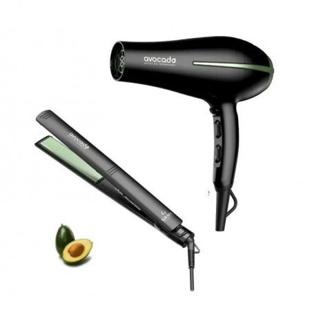 COMBO GAMA AVOCADO SECADOR + PLANCHITA