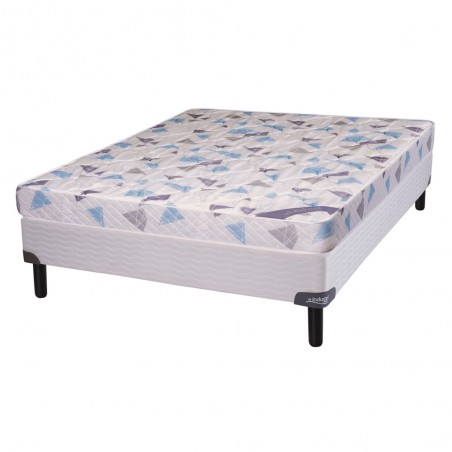 COLCHÓN + SOMMIER INDUCOL SYSTEM ESPUMA 140X190X20
