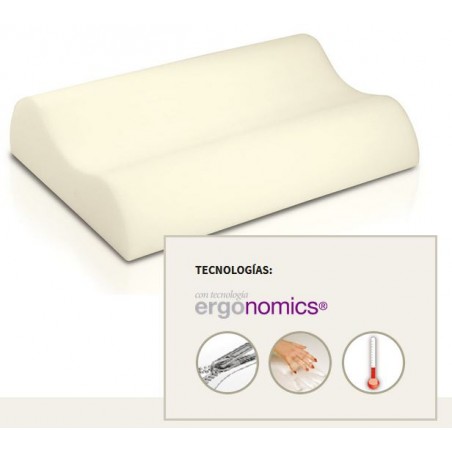 ALMOHADA NATIVA TOUCH CERVICAL 70X12X35