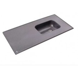 MESADA BACHA INTEGRAL GRIS OSCURO 1.40 X 0.60